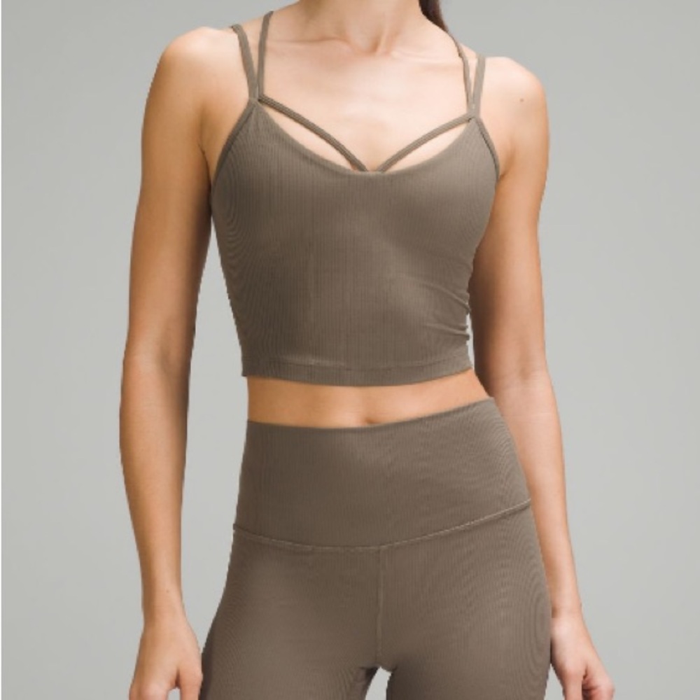 Lululemon align strapping ribbed tank in Nomad